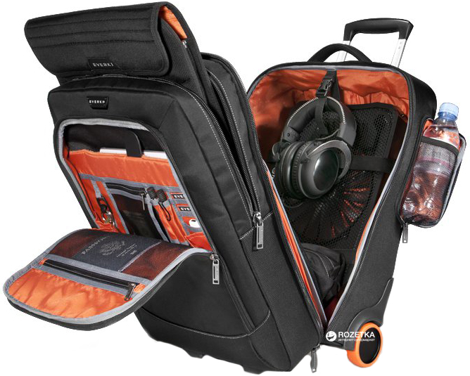 

Чемодан на колесах для ноутбука Everki Titan Trolley 18.4'' Black (EKB420)