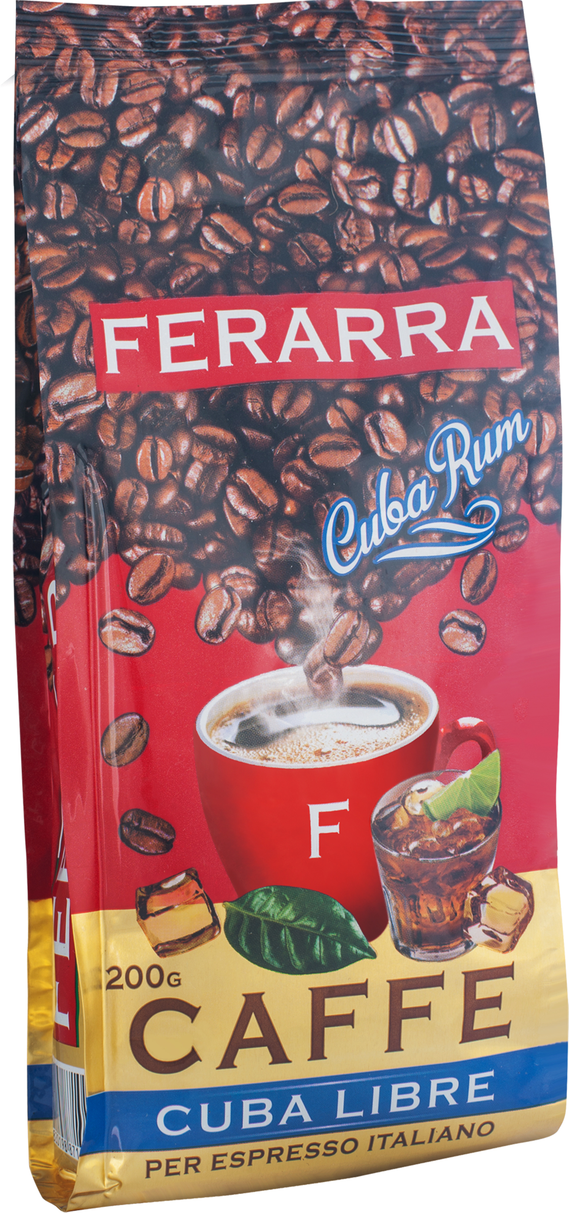 Купить Кофе в зернах Ferarra Caffe Cuba Libre с клапаном 200 г ...