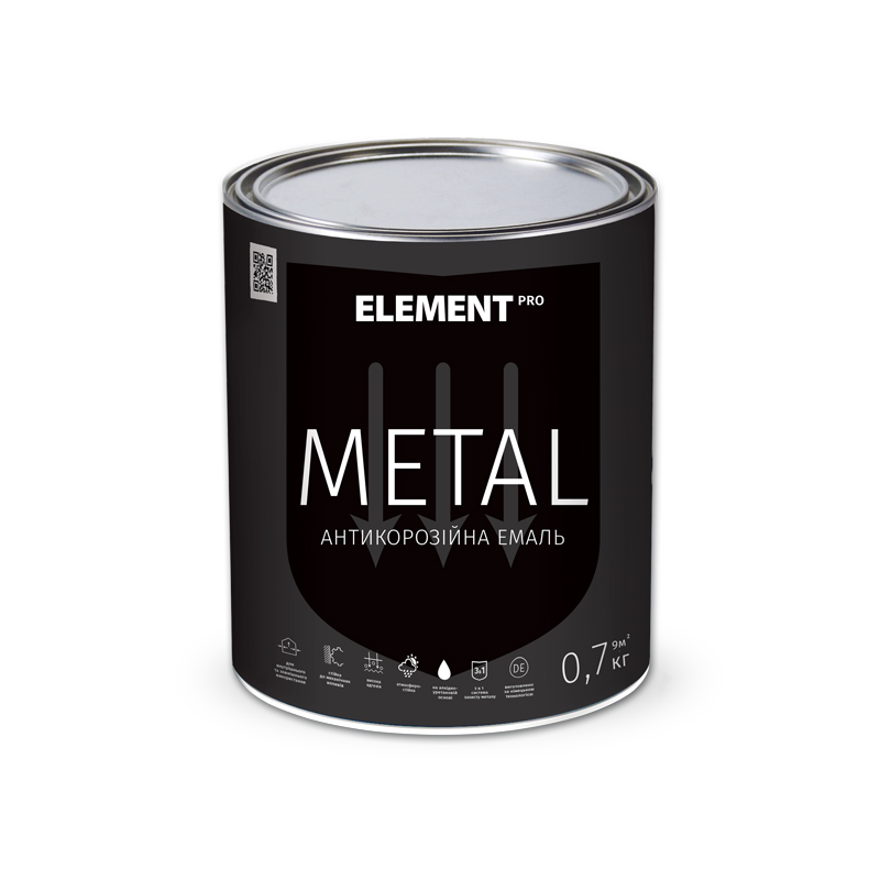 

Антикоррозийная краска METAL ELEMENT PRO 0.7 кг зеленый