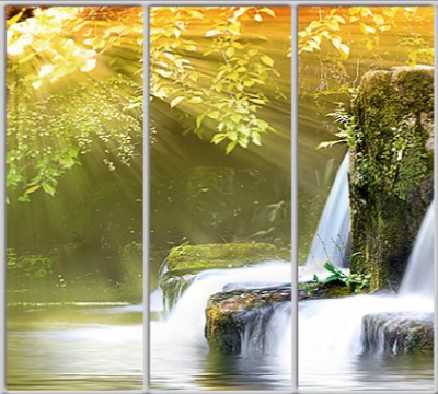 

Шкаф купе Luxe Studio Стандарт-1 Фотопечать Природа-36 2100x2100x450 трехдверный