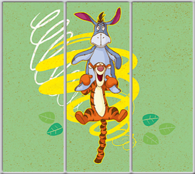 

Шкаф купе Luxe Studio Стандарт-1 Фотопечать Disney-19 2100x2200x450 трехдверный