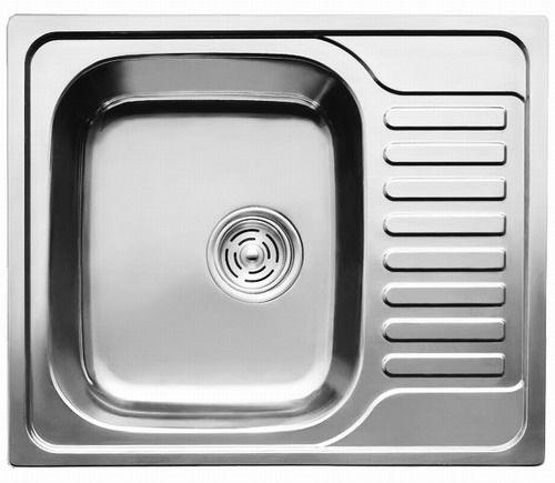 

7202 Мойка Cristal прямоугольная с полкой, врезная 650x500x180 Decor