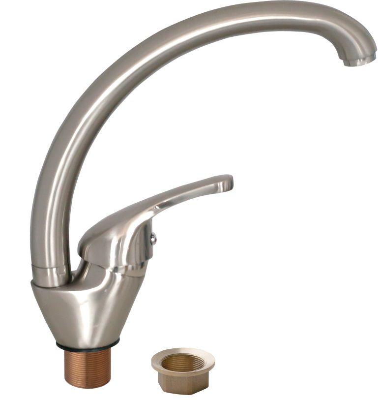 

Смеситель кухонный Globus Lux SOLLY GLSO-0203S-StSteel НЕРЖАВЕЙКА