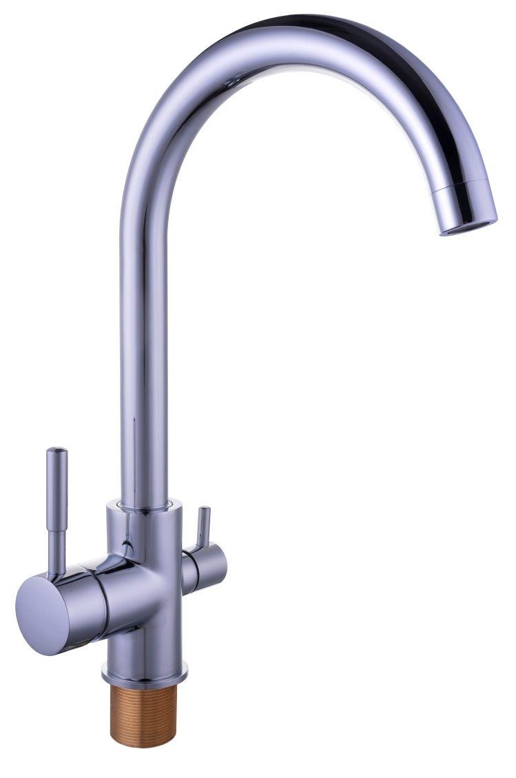 

Смеситель кухонный Globus Lux LAZER GLLR-0333 CHROM ХРОМ комбинированный