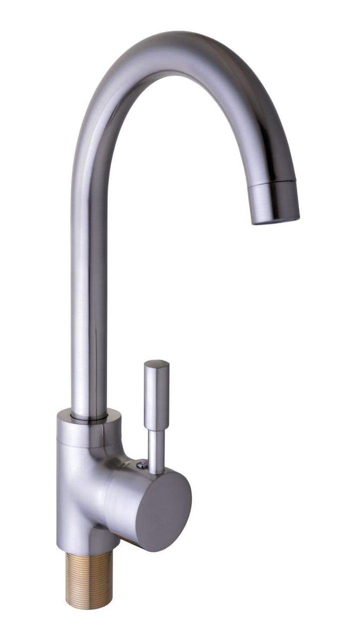 

Смеситель кухонный Globus Lux LAZER GLLR-0103 S St Steel НЕРЖАВЕЙКА