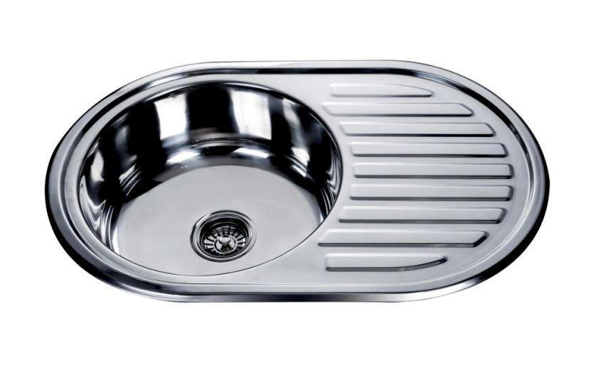 

MR 7750 Мойка круглая с полкой ( кепка) 770х500х180 Decor