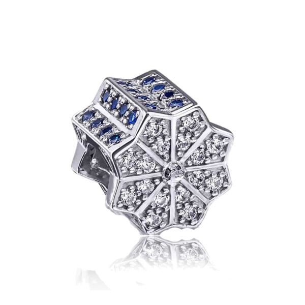 

Серебряная бусина "Snowflake"
