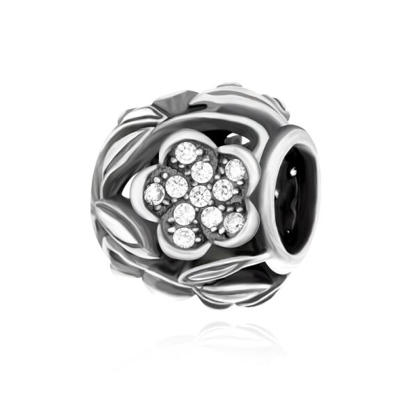 

Серебряная бусина П5Ф/785