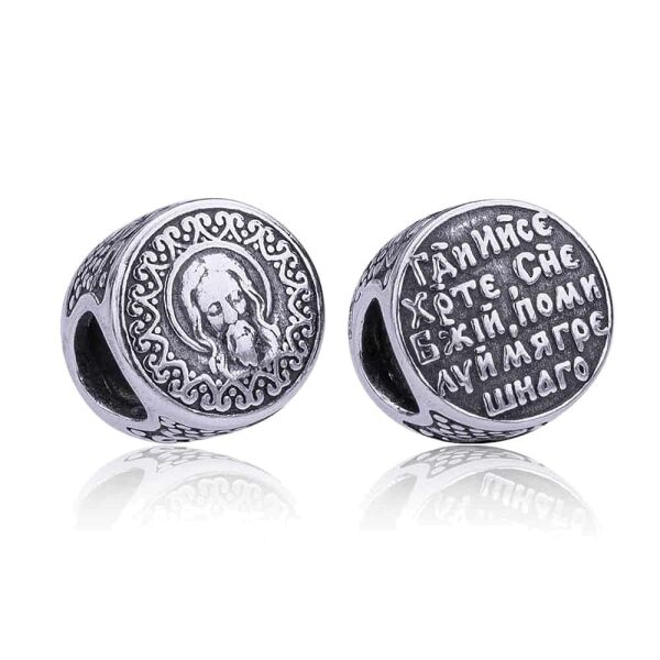 

Серебряная бусина "Jesus"
