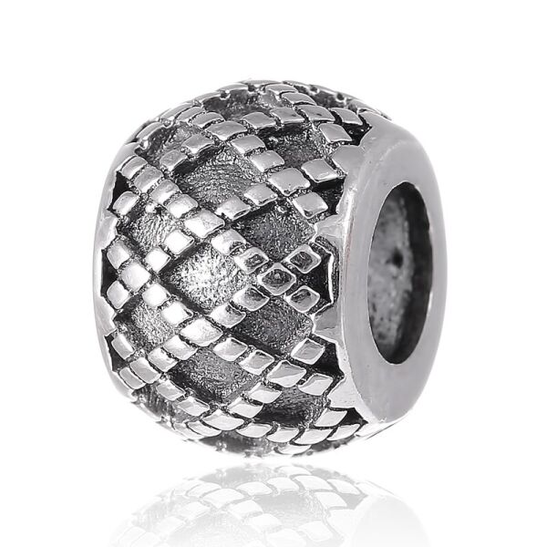 

Серебряная бусина П5/8094