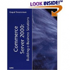 

Commerce Server 2000: Building e-Business Solutions. Издательство Sams. 2797167