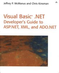 

Visual Basic.NET Developer's Guide to ASP.NET, XML, and ADO.NET. Издательство Addison Wesley. 2791165