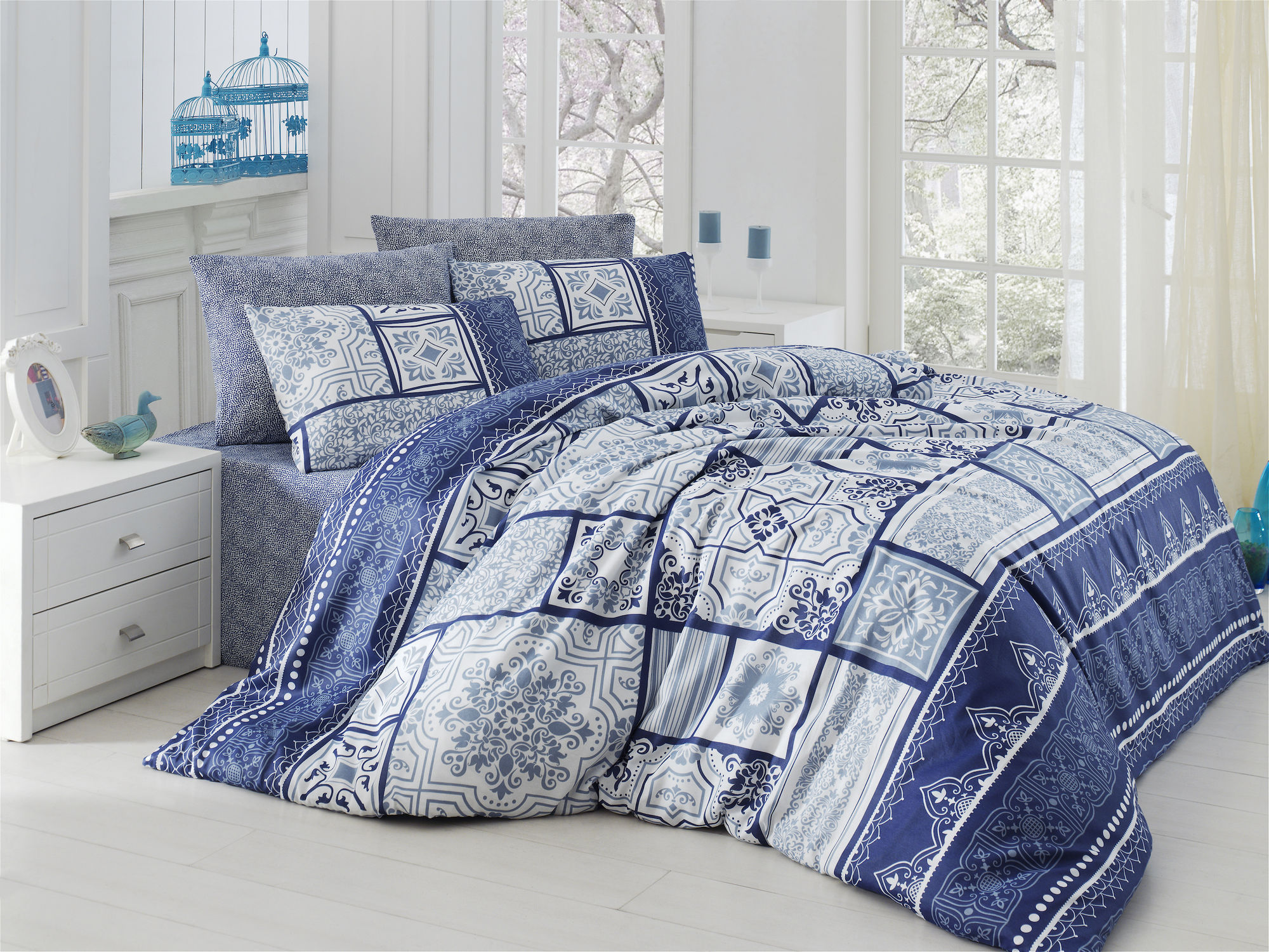 

Комплект постельного белья Nazenin Home Мульти