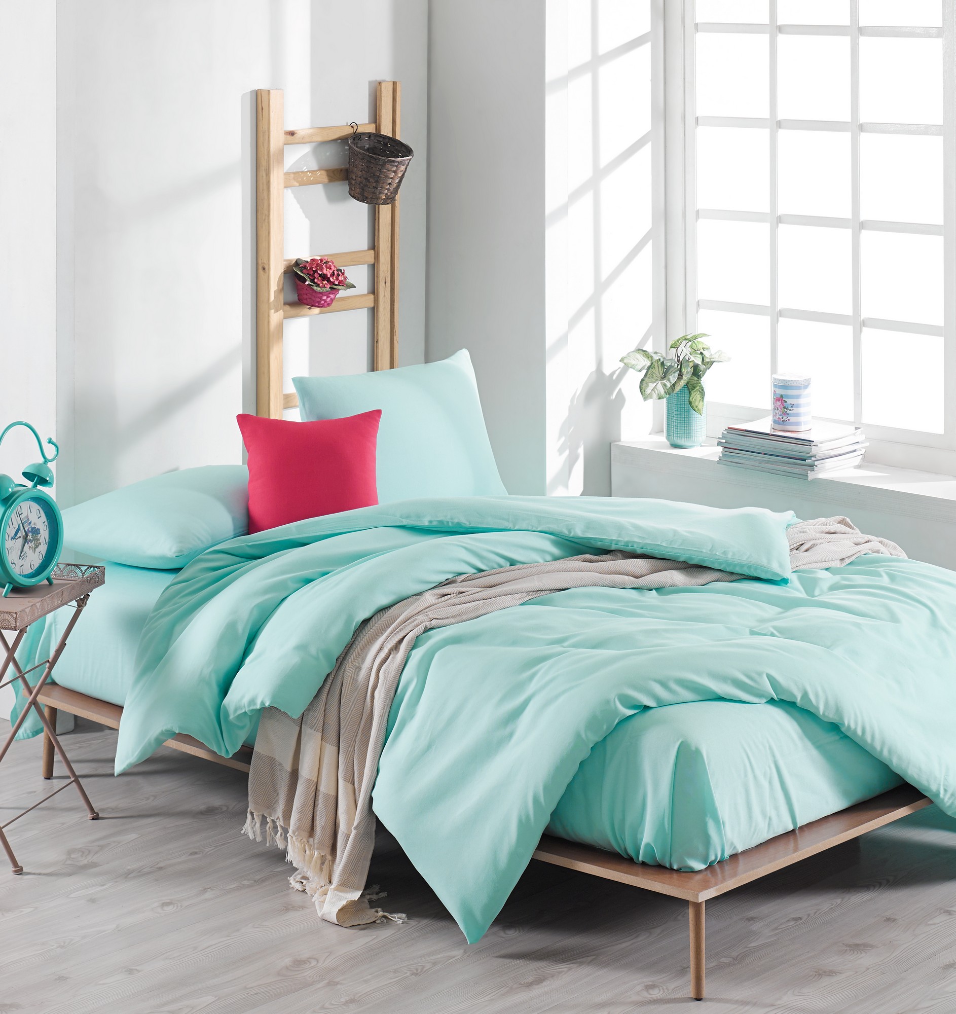 

Комплект постельного белья EnLora Home Мятный
