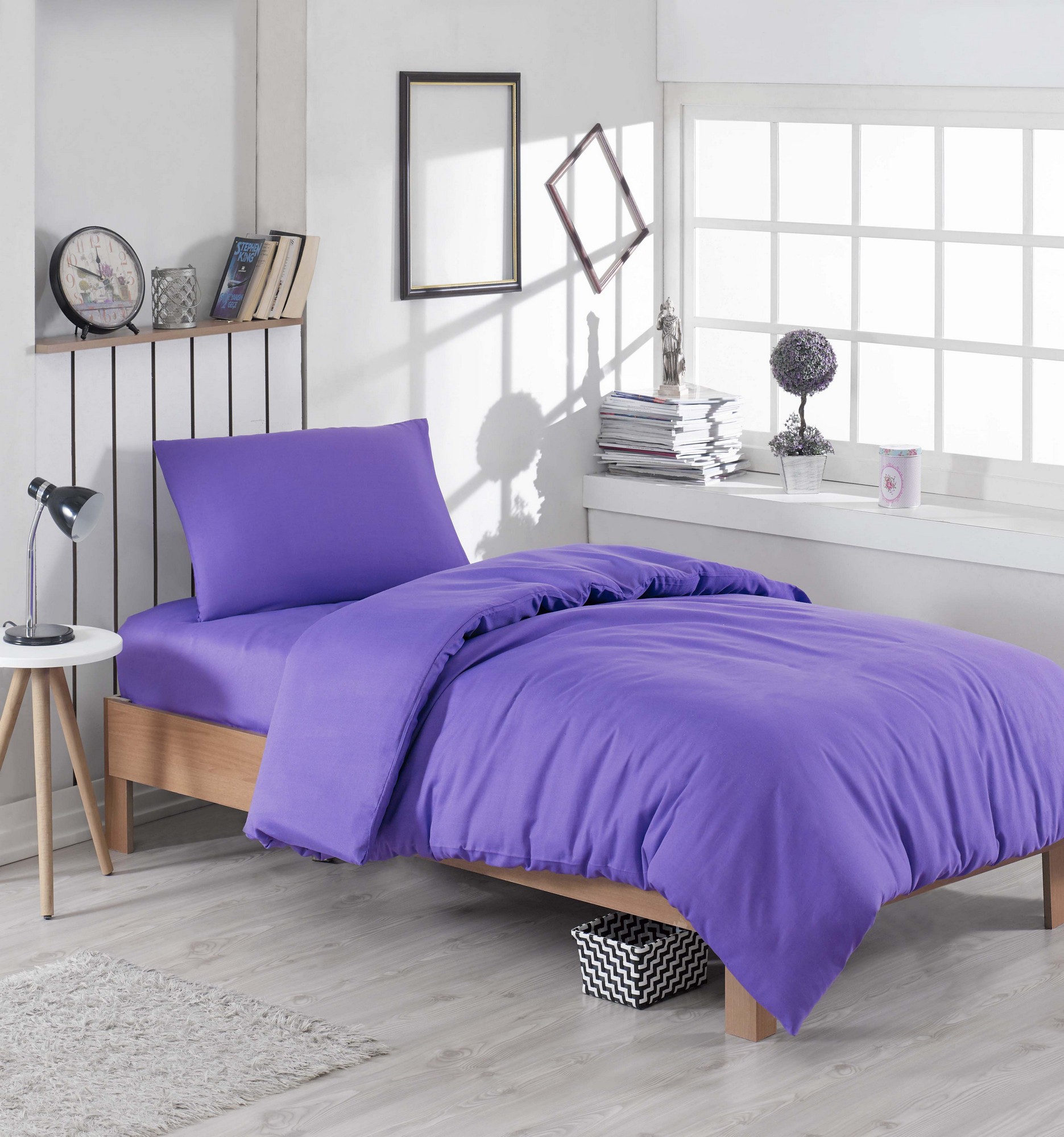 

Комплект постельного белья EnLora Home Фиолетовый
