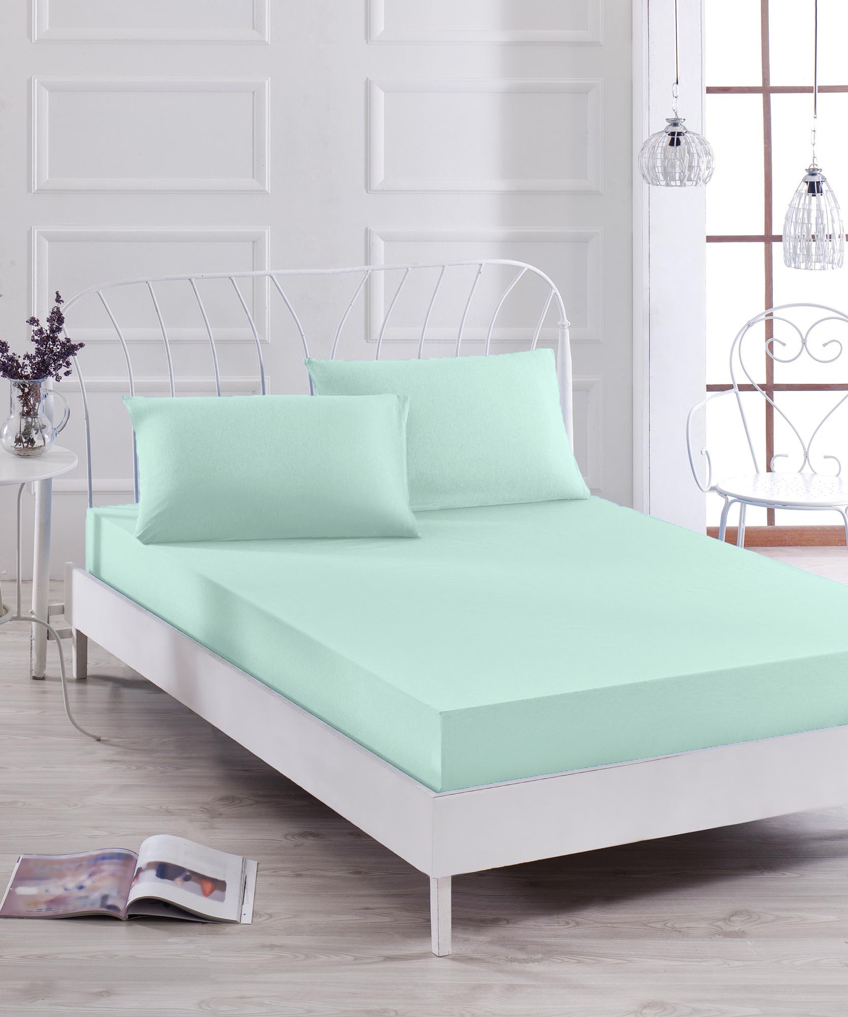 

Комплект постельного белья EnLora Home Мятный