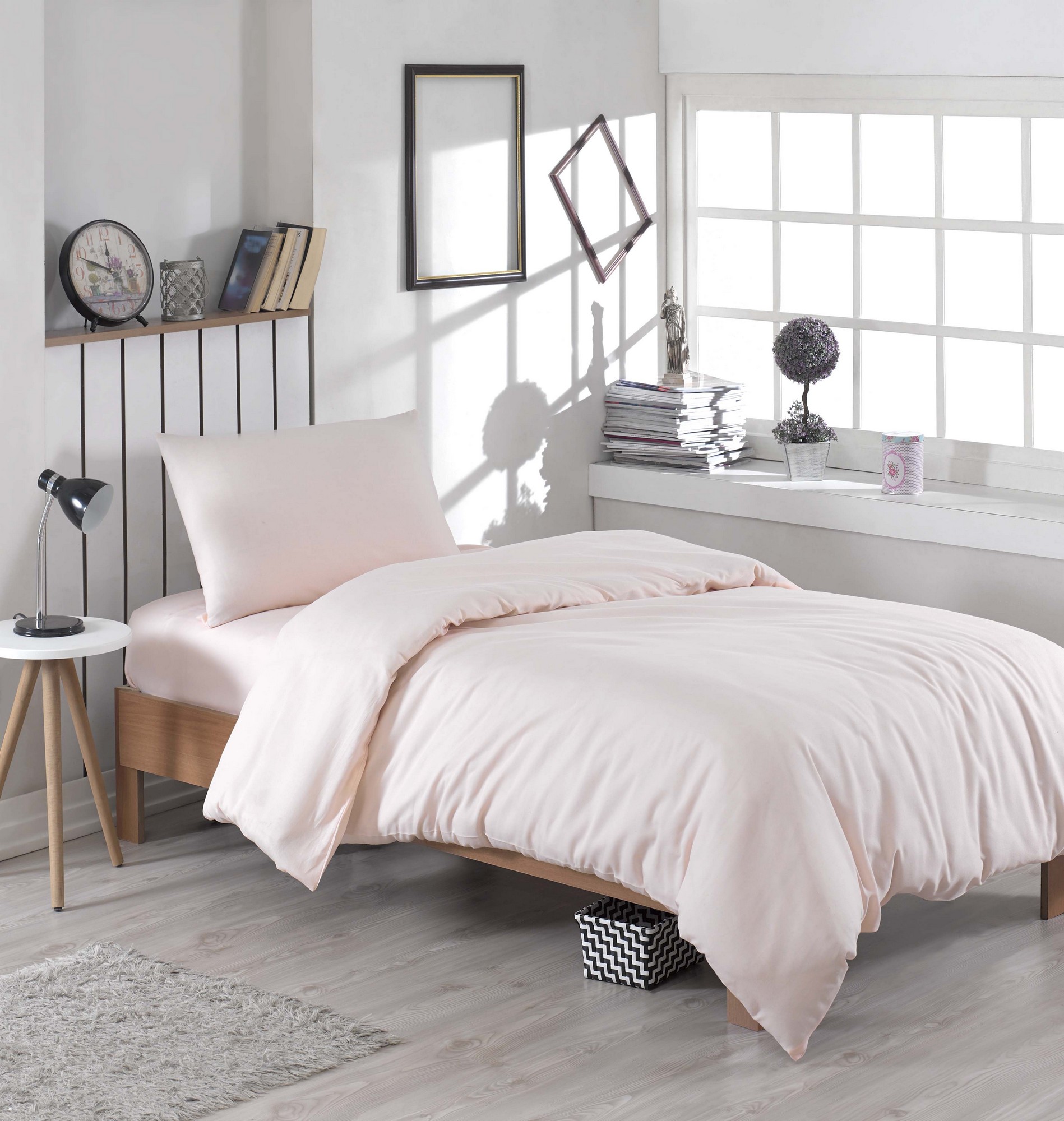 

Комплект постельного белья EnLora Home Розовый