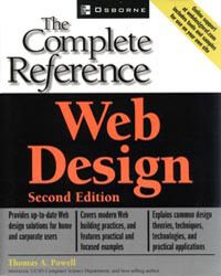 

Web Design: The Complete Reference, 2nd Edition. Издательство Osborne Mcgraw-Hill. 2791187