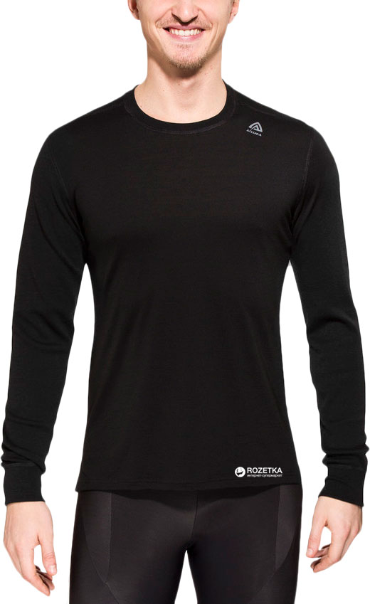 

Футболка с длинными рукавами Aclima LightWool Shirt Crew Neck Man S JetBlack (121102001-04)