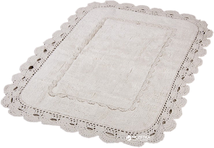 

Коврик в ванную комнату Irya Anita 60x90 см Кремовый