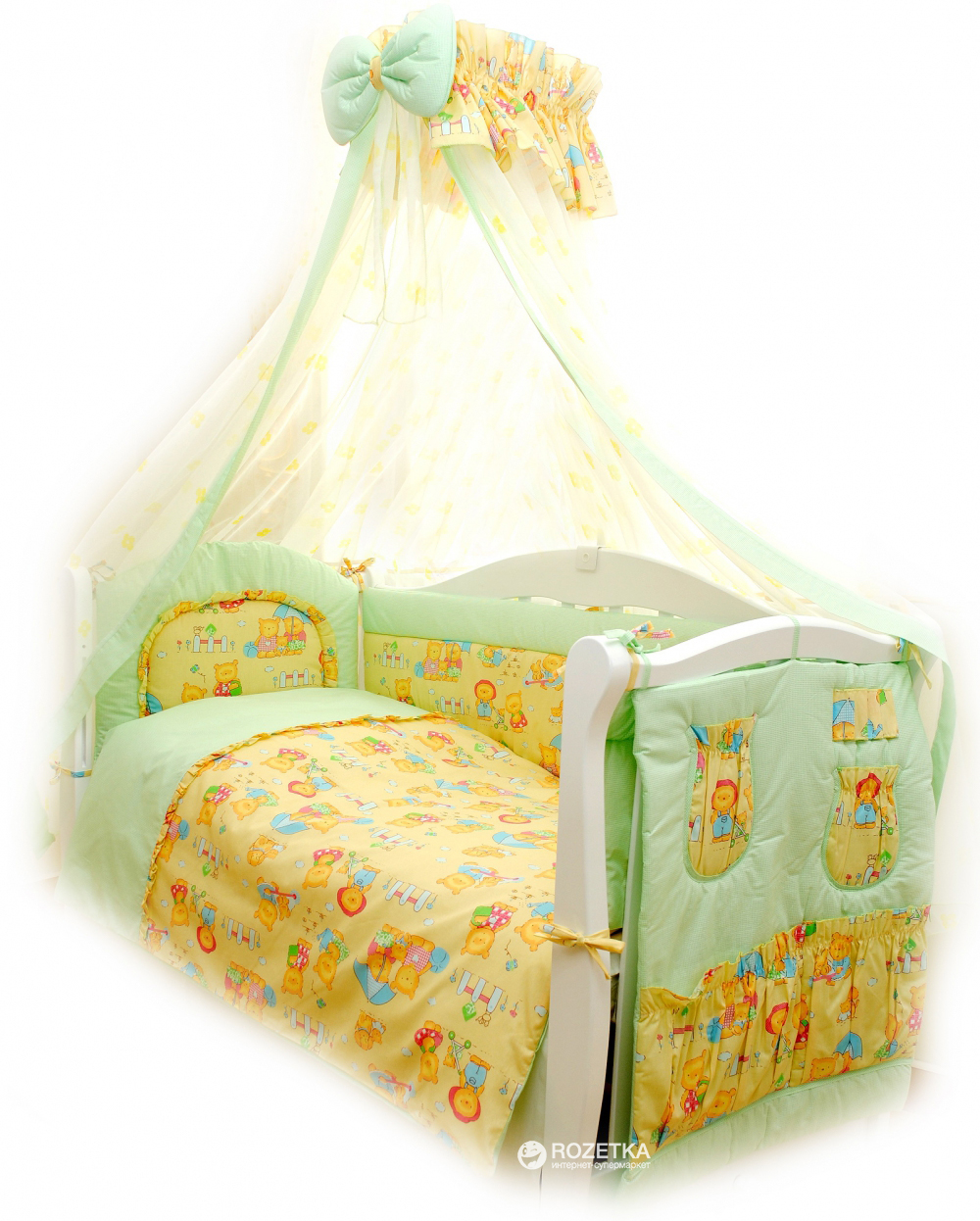 

Комплект постельного белья Twins Comfort С-012 Пушистые мишки 90x120 (4923)