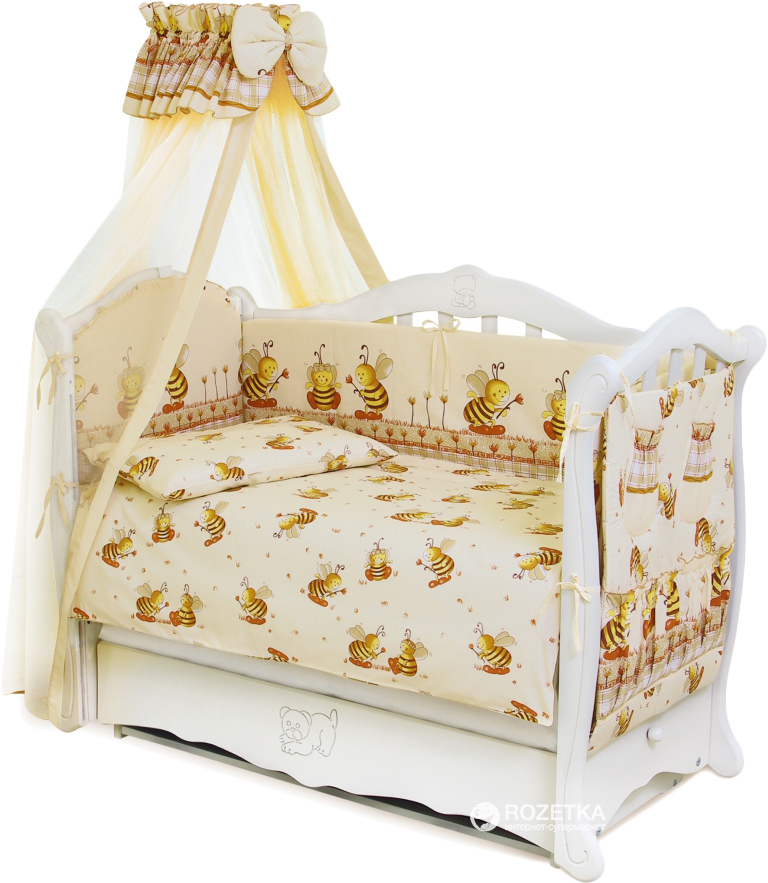 

Комплект постельного белья Twins Comfort С-031 Пчелки 90x120 (4939)