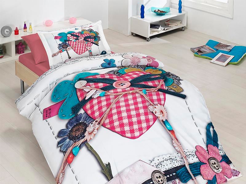 

Комплект постельного белья First Choice Сатин 3D 160х220 "LOVABLE"
