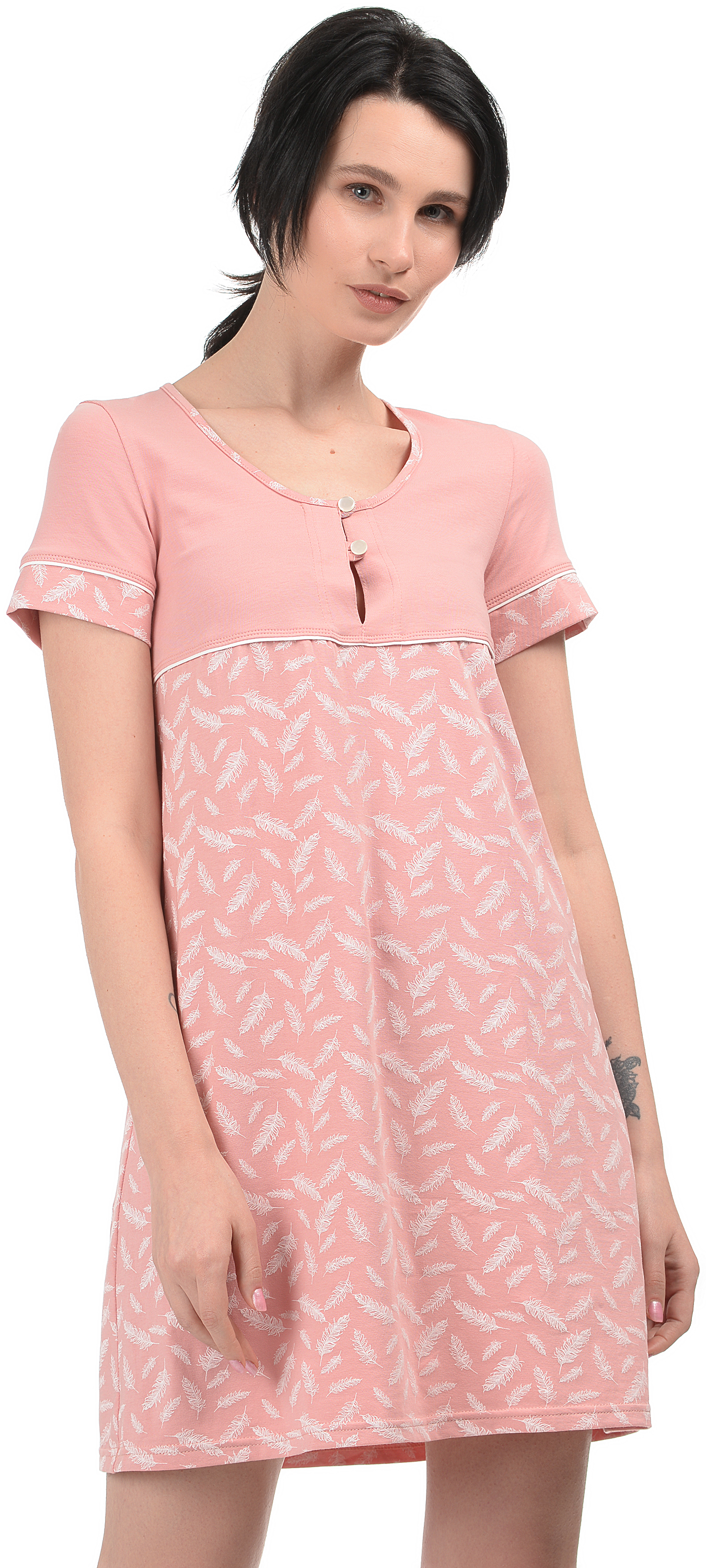 

Ночная рубашка BARWA garments 0031 M Терракотовая
