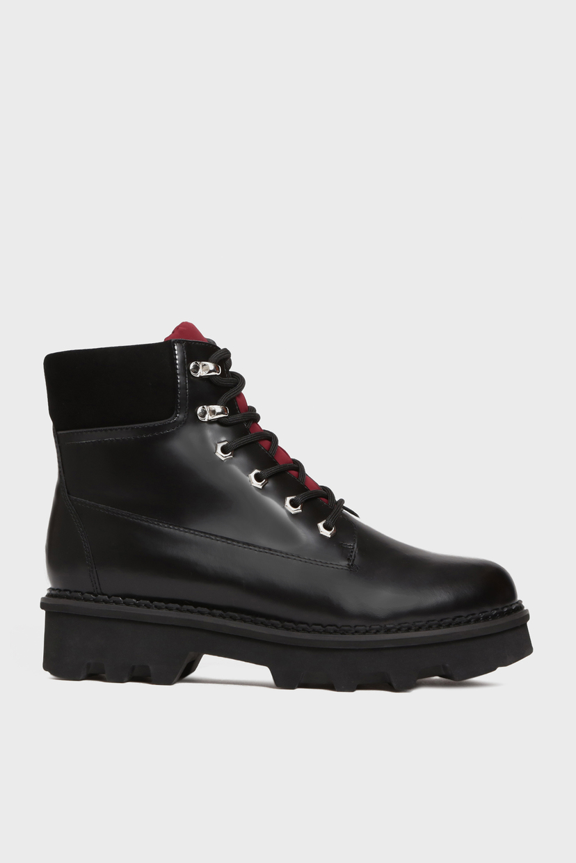 

Женские черные кожаные хайкеры Darren Preppy 39 V032B-235-1