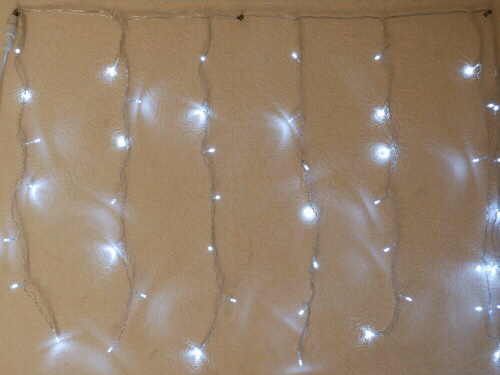 

Гирлянда уличная "Штора" 5х0,8м, 210 LED, белый холодный, (490)