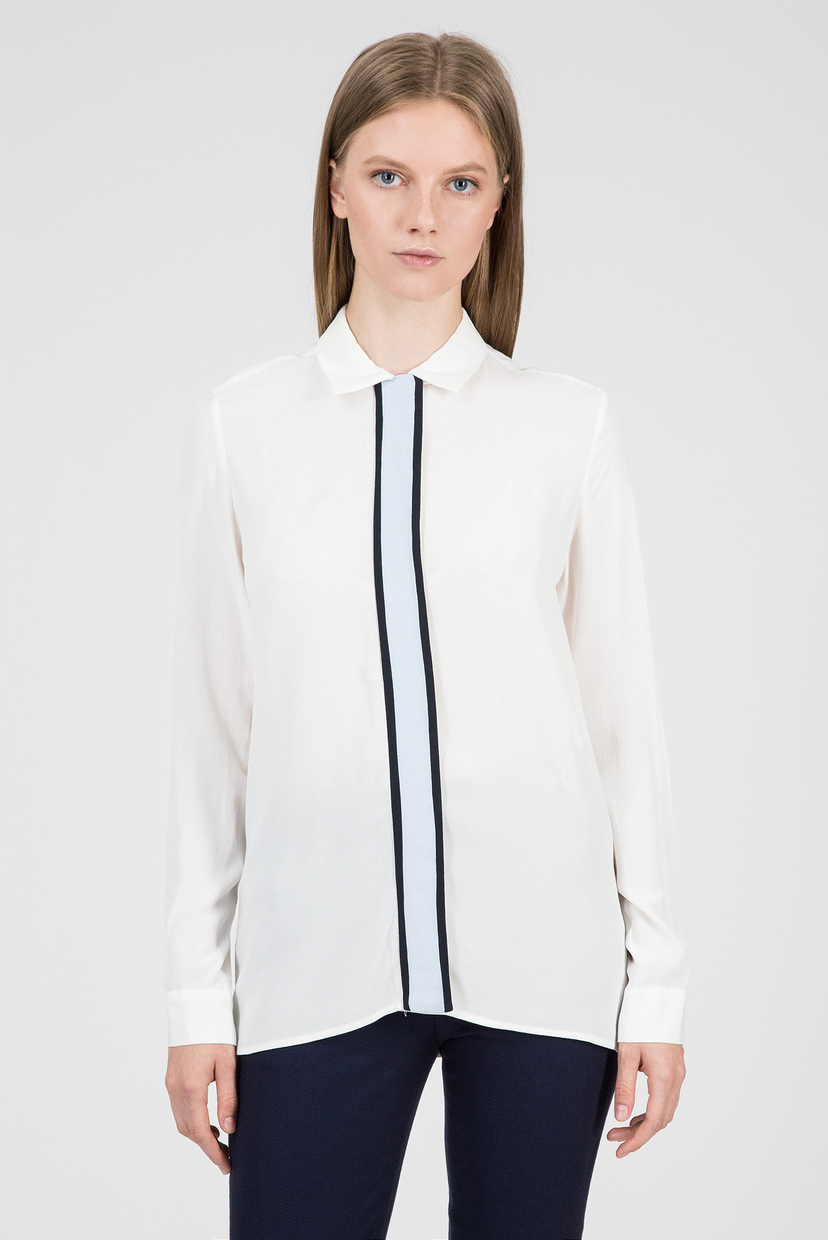 

Женская белая блуза Tommy Hilfiger 6 WW0WW23036