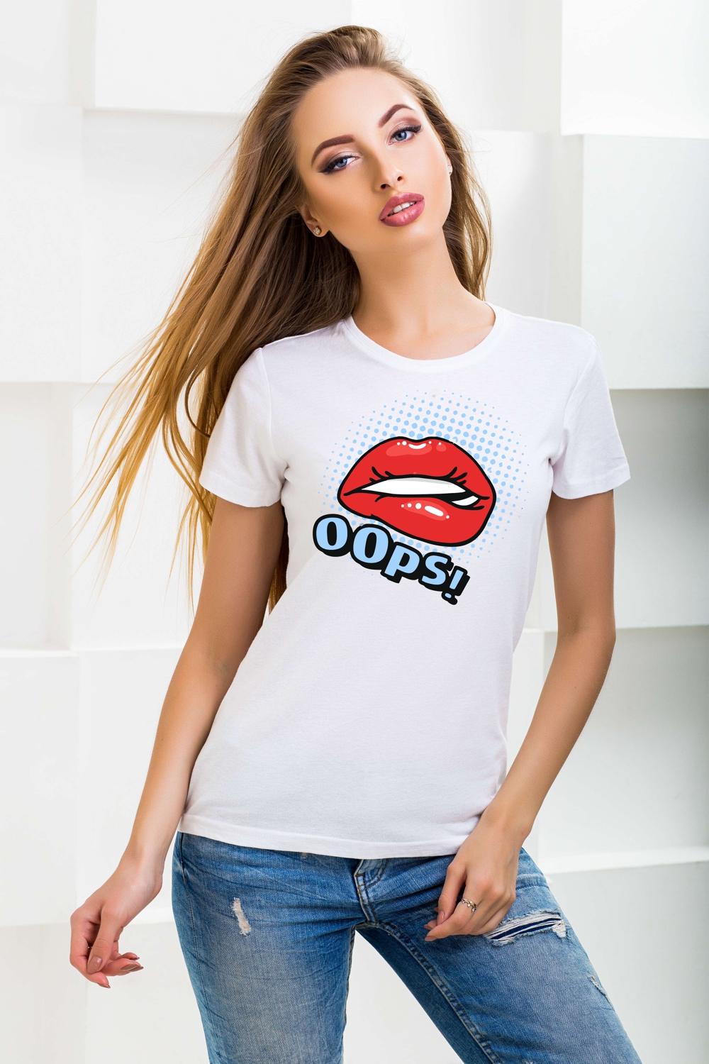 

Футболка OLDISEN “Oops” – Белый, S | 42-44 FSO-01S-1