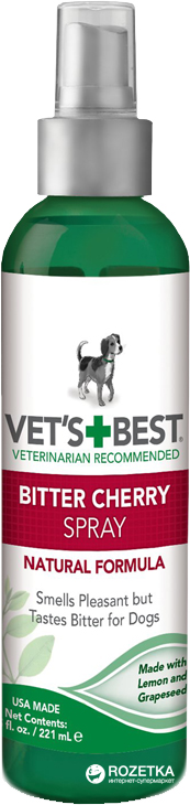 

Спрей VET`S BEST Bitter Cherry Spray для собак 221 мл (vb10090)