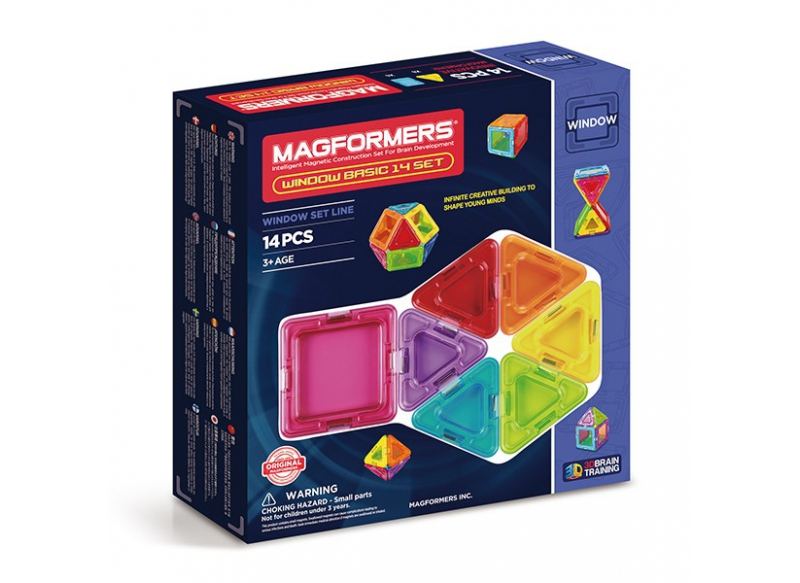 

Магнитный конструктор Magformers Базовый Супер 3Д набор, 14 эл. (714001)