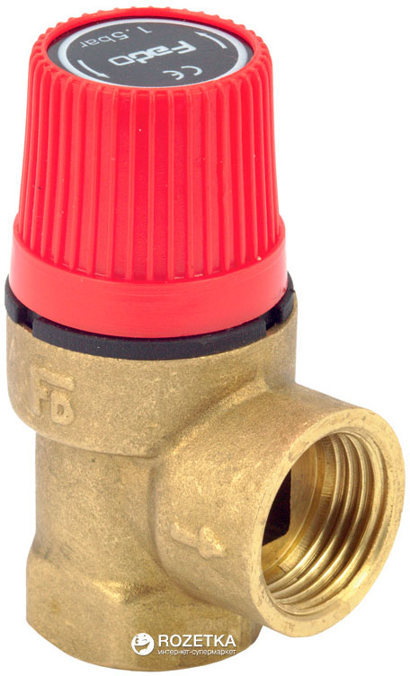 

Клапан предохранительный FADO 1/2'' 3.5 bar, KP04