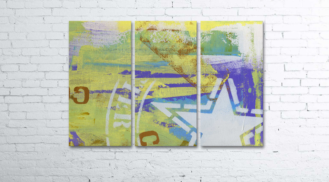 

Модульная картина на холсте 3 в 1 ARMY 80х120 см