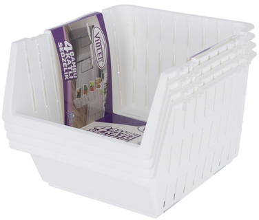 

Набор корзин Violet House 1021 Бамбу Набор 4 шт 31х38х85 см White
