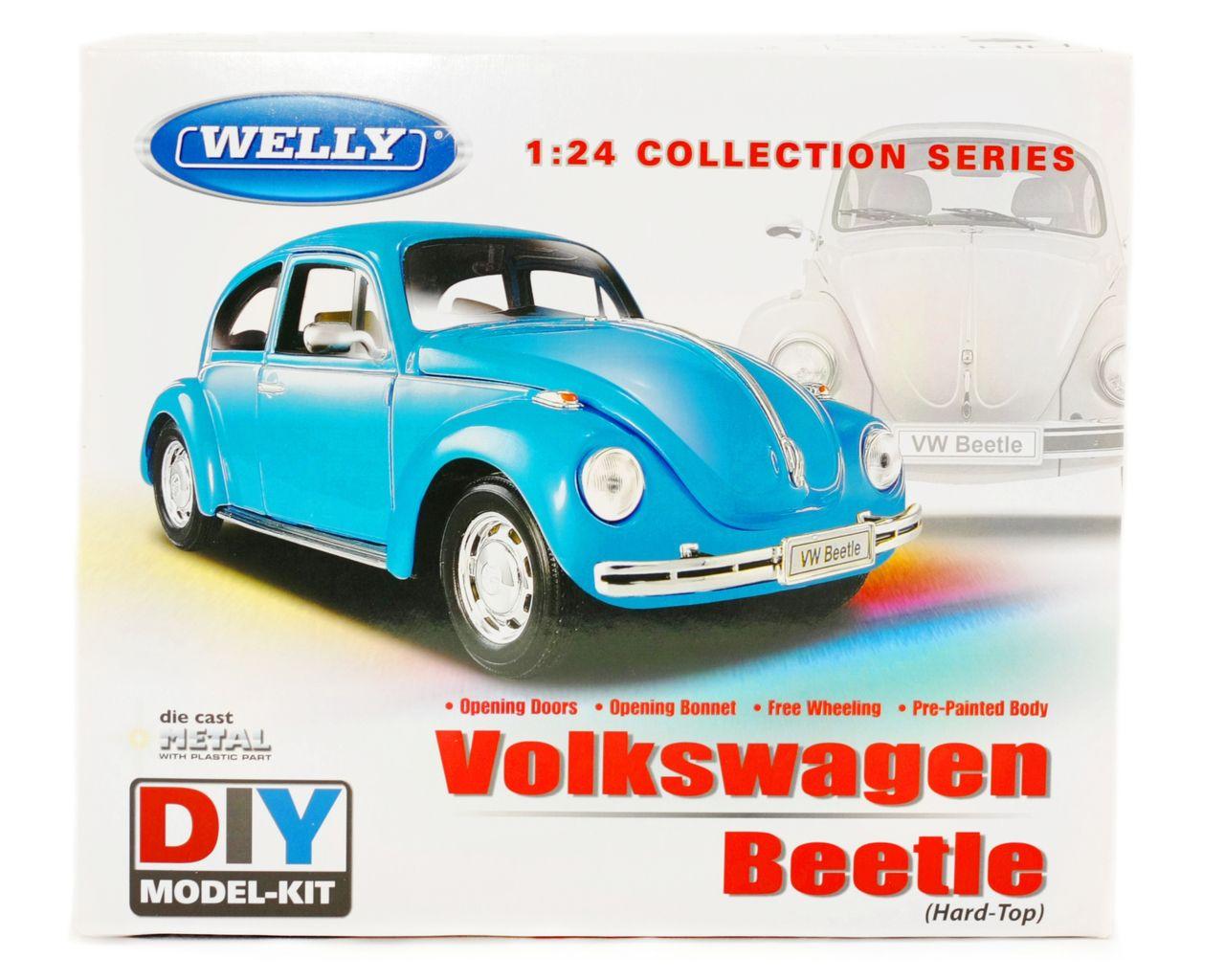 

Сборная модель машинка металл 1:24 VW BEETLE 22436KB WELLY