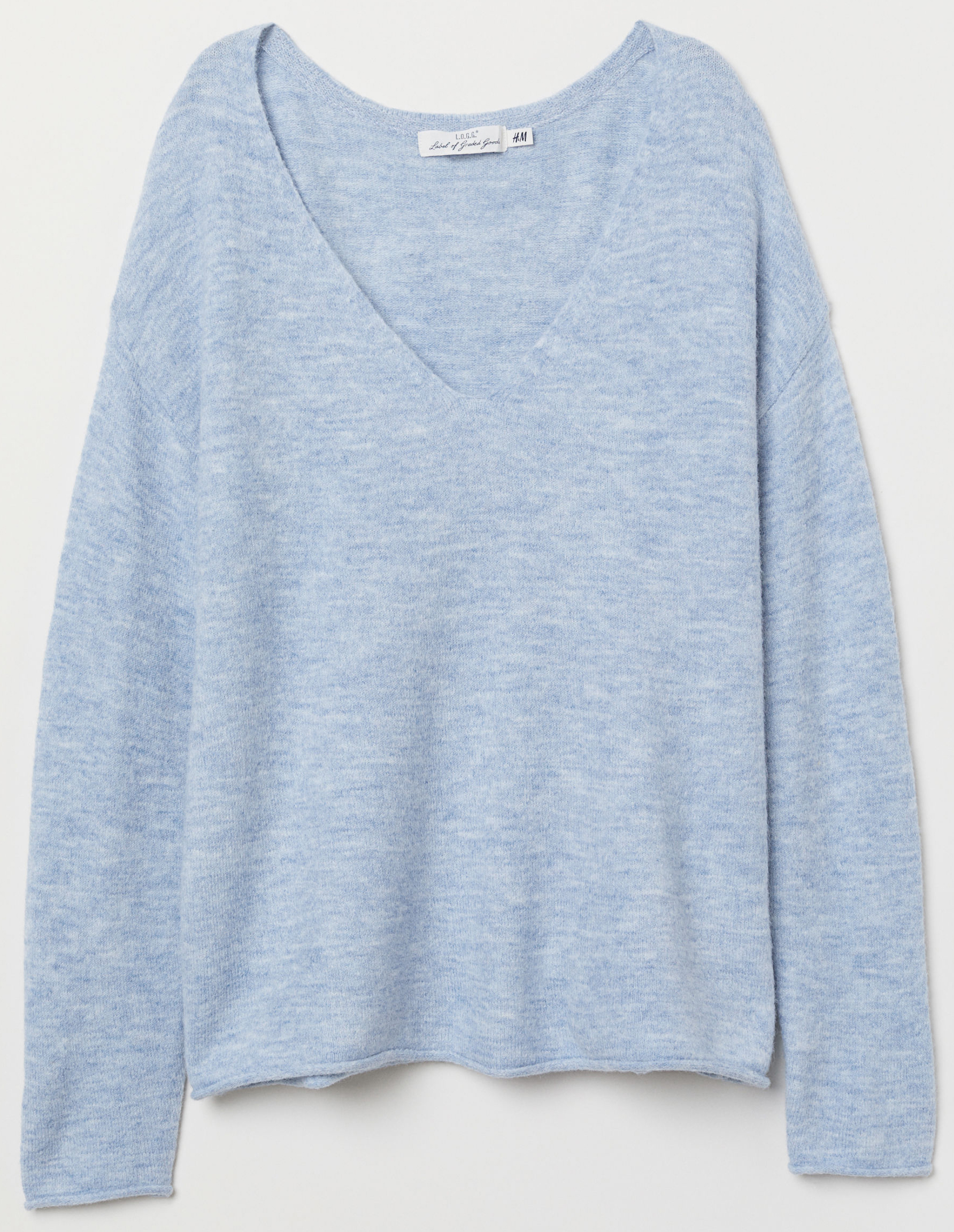 

Пуловер H&M 5198478 М Голубой