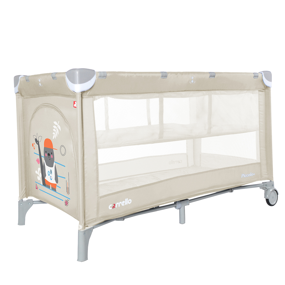 

Манеж-кровать детская CARRELLO Piccolo+ CRL-9201 Cream Beige со вторым дном