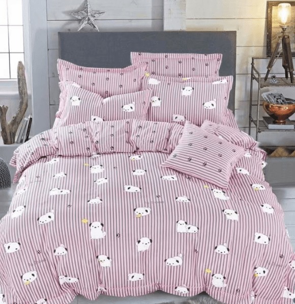 

Комплект постельного белья Щенки 1-Спальный Vpostelke 145x215 см Розовый 000025318