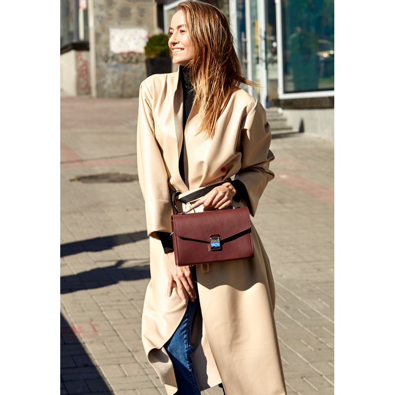 

Женская кожаная сумка-кроссбоди Lola BlankNote 25х17х8,5 см Коричневый 000019099