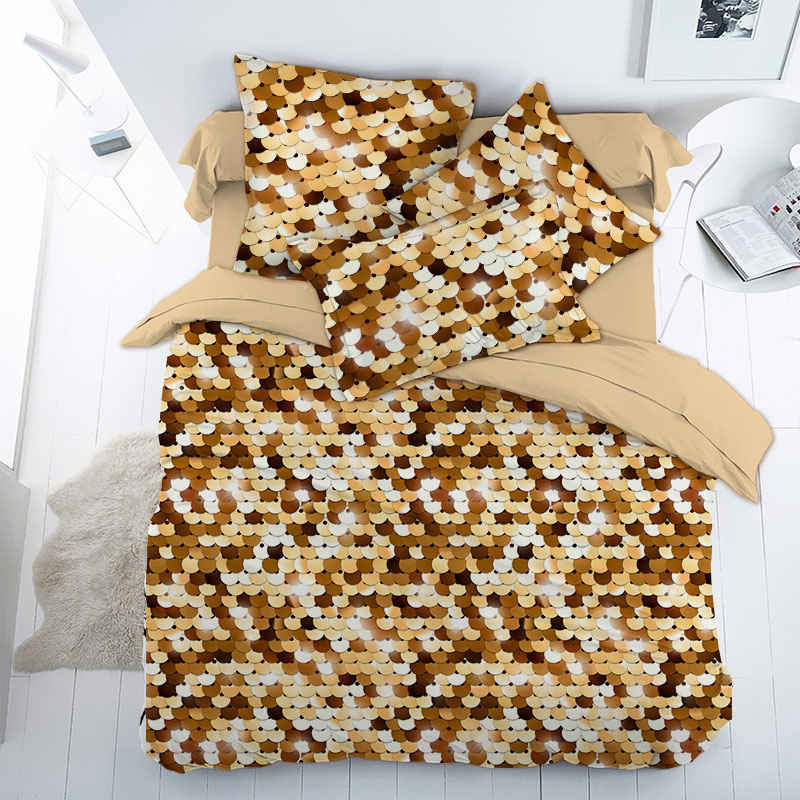 

Постельное белье Пайетки CottonTwill 145х215 см Коричневый 000018241
