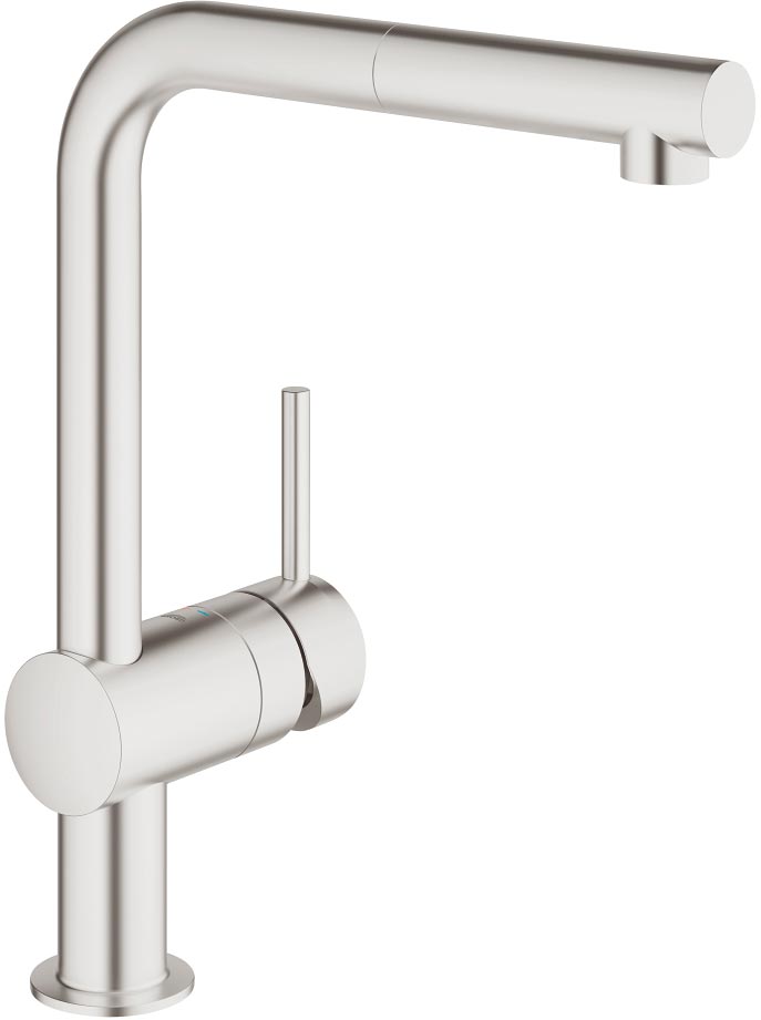 

Смеситель кухонный с выдвижным изливом GROHE Minta 32168DC0