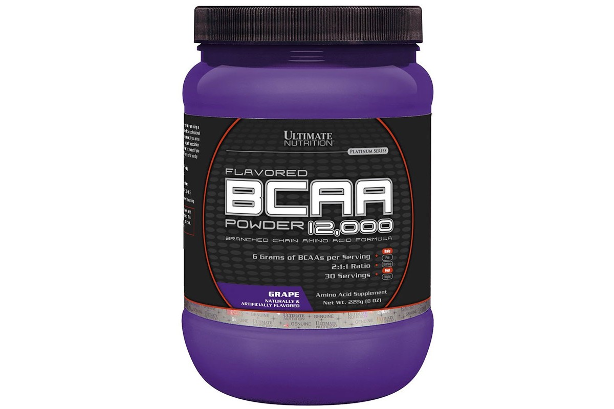 

Ultimate Nutrition BCAA powder 228 g - виноград