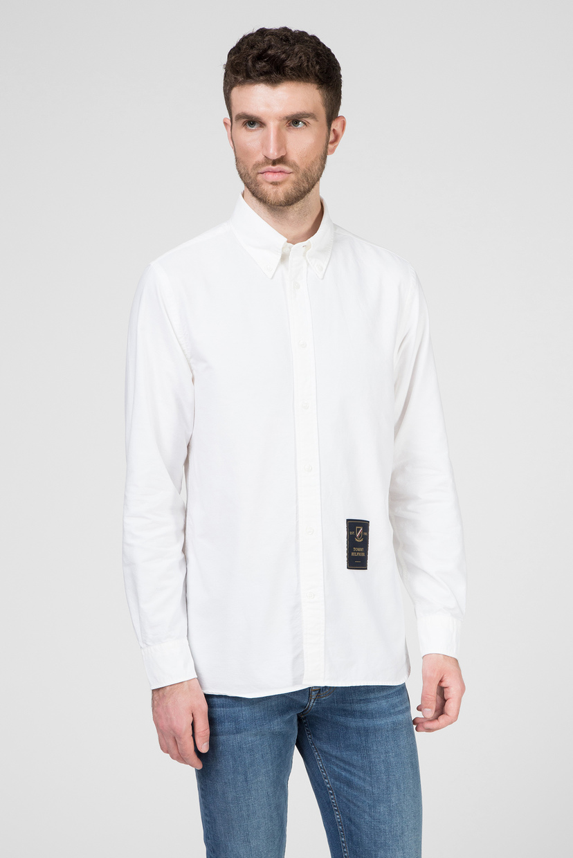 

Мужская белая рубашка CREST LABEL Tommy Hilfiger XL MW0MW10680