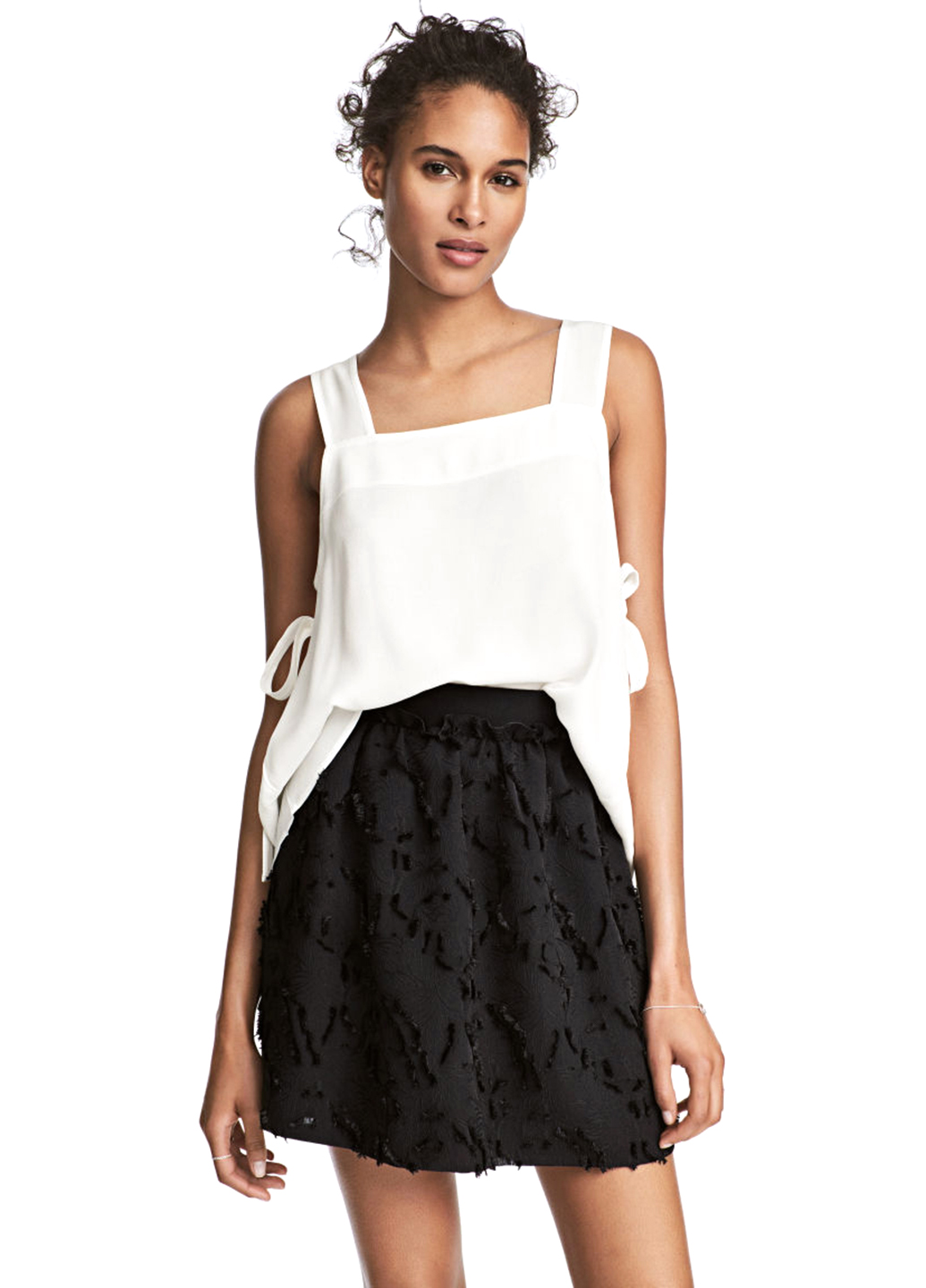 

Юбка H&M  Черный 0520132_02, Юбка H&M 38 Черный 0520132_02