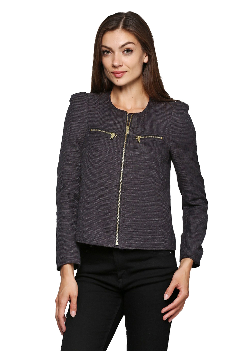 

Жакет H&M  Темно-серый 0379357_05, Жакет H&M 34 Темно-серый 0379357_05