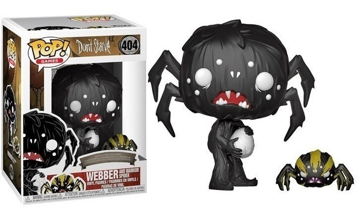 

Фигурка Funko Pop Фанко Поп Веббер и Паук НЕ голодай Dont Starve Webber with Spider 10см games WS404