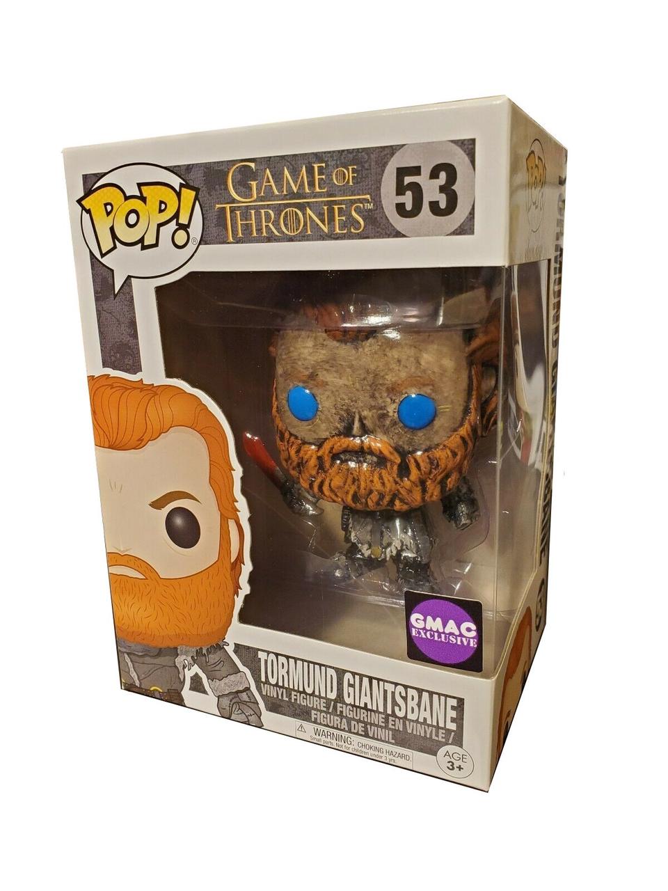 Фигурка Funko Pop Фанко Поп Игра престолов Тормунд Джайентсбэйн Tormund  Giantsbane (Exclusive) 10 см GT TG 53 – фото, отзывы, характеристики в  интернет-магазине ROZETKA от продавца: Heo | Купить в Украине: Киеве,